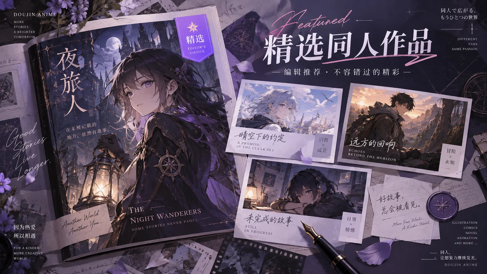 纸鸢回廊：校园幻想主题内容封面
