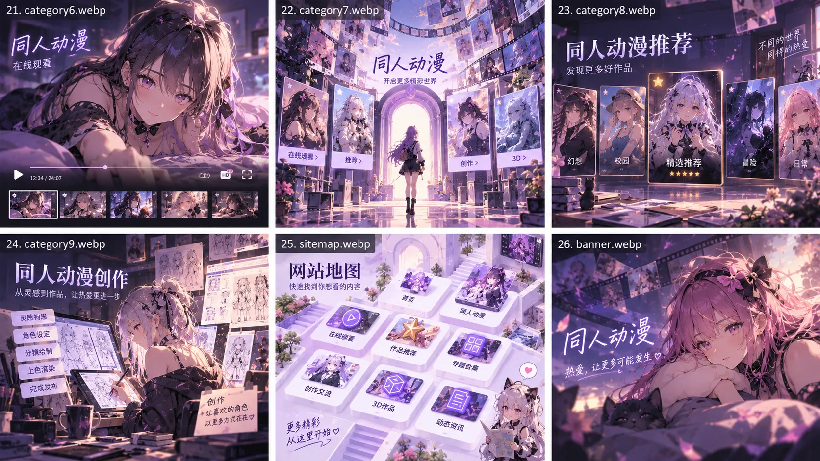 电波咖啡馆：轻喜剧内容画面